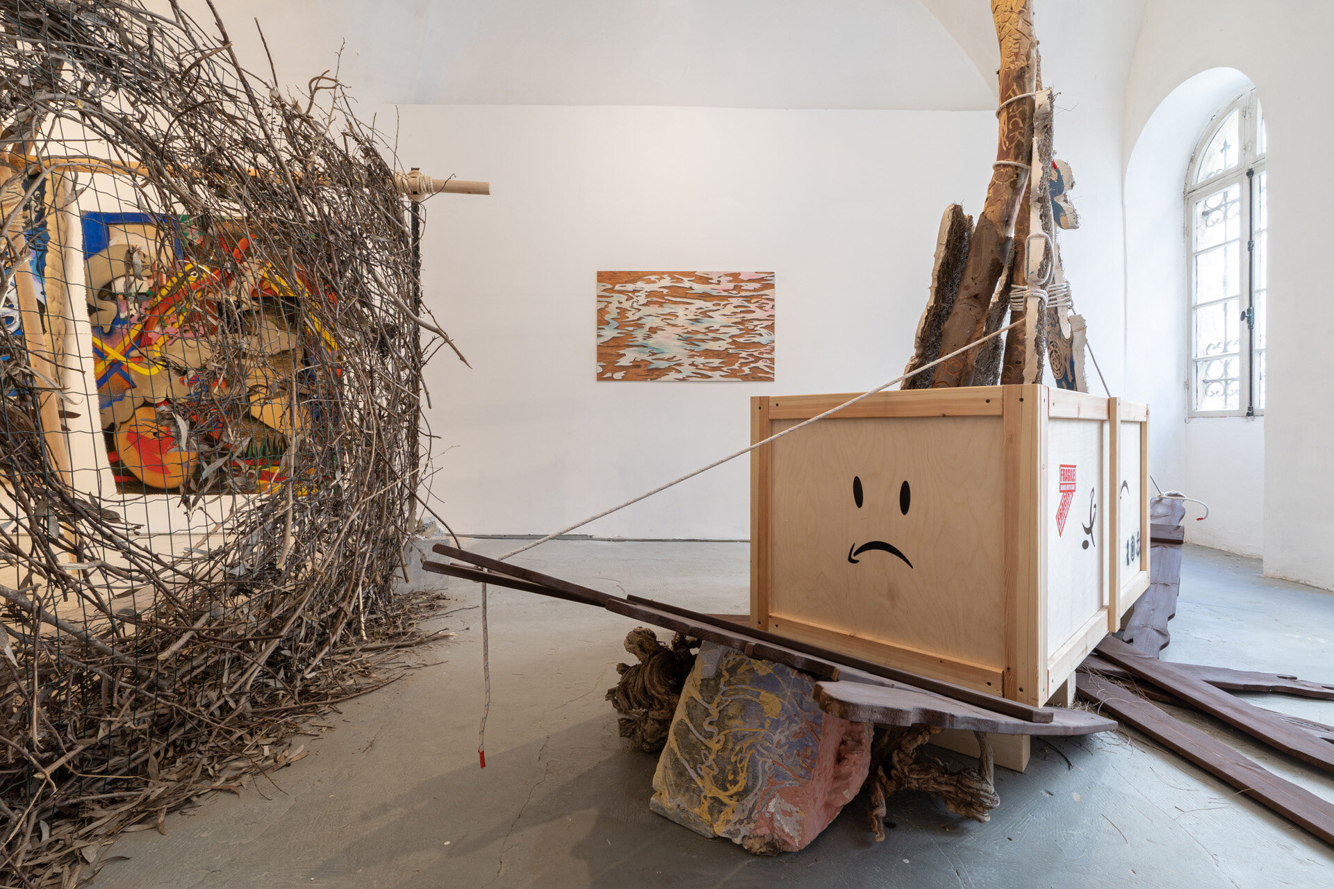 The ‘Drainage Basin’ Exhibition at Barbur Gallery, 2021. Curated by Photo by Daniel Hanoch